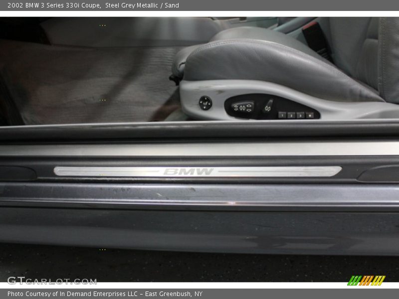 Steel Grey Metallic / Sand 2002 BMW 3 Series 330i Coupe