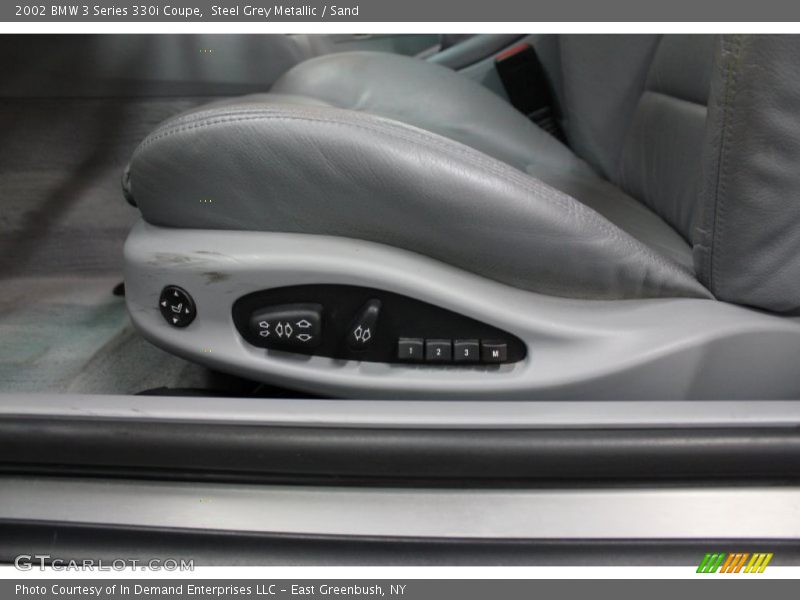Steel Grey Metallic / Sand 2002 BMW 3 Series 330i Coupe