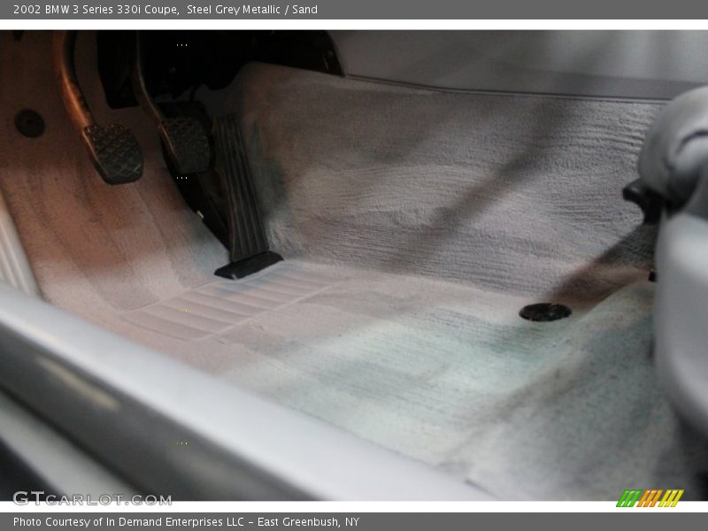 Steel Grey Metallic / Sand 2002 BMW 3 Series 330i Coupe