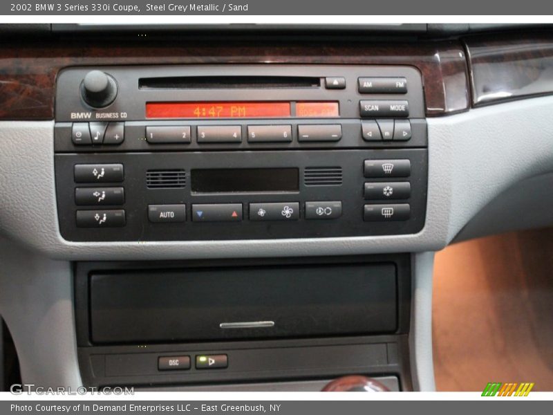 Steel Grey Metallic / Sand 2002 BMW 3 Series 330i Coupe