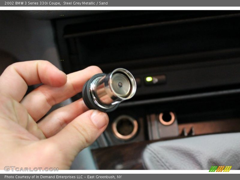 Steel Grey Metallic / Sand 2002 BMW 3 Series 330i Coupe