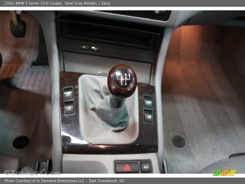 Steel Grey Metallic / Sand 2002 BMW 3 Series 330i Coupe