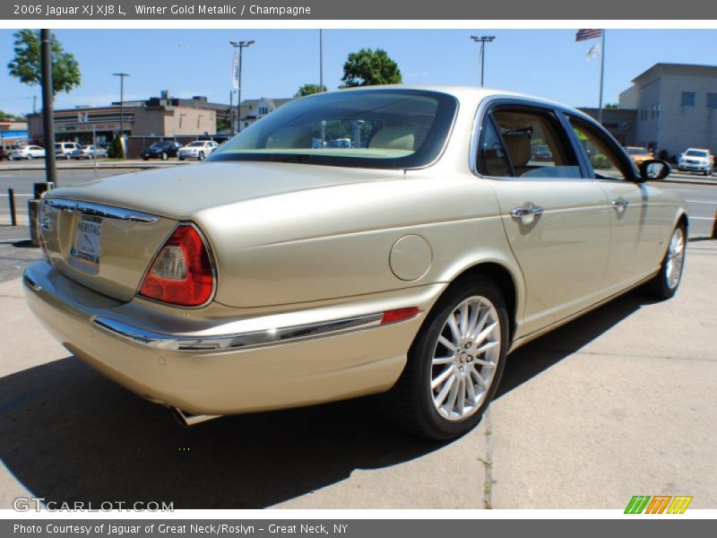 Winter Gold Metallic / Champagne 2006 Jaguar XJ XJ8 L