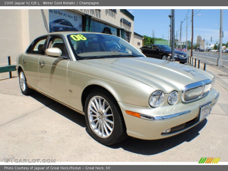 Winter Gold Metallic / Champagne 2006 Jaguar XJ XJ8 L