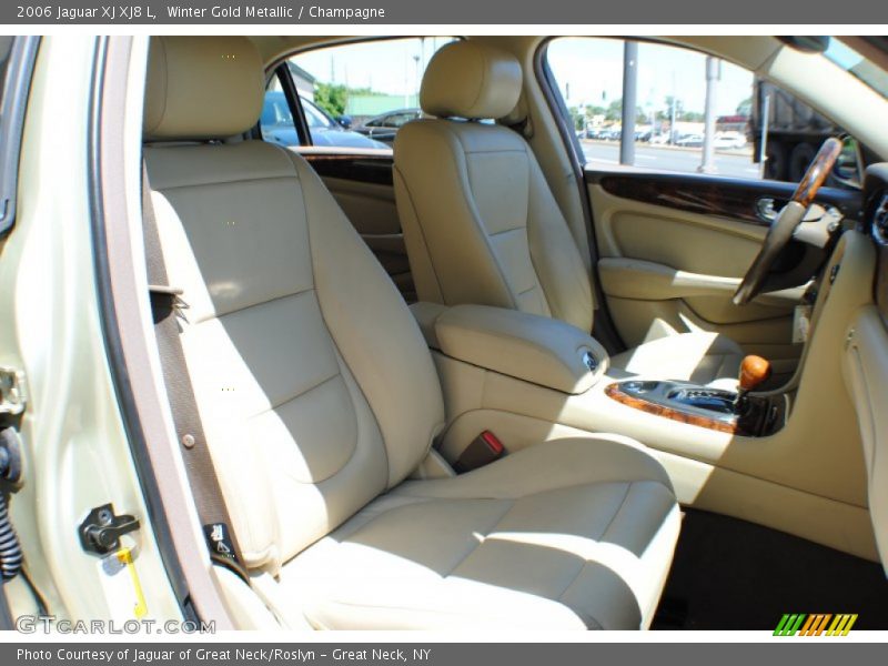 Winter Gold Metallic / Champagne 2006 Jaguar XJ XJ8 L