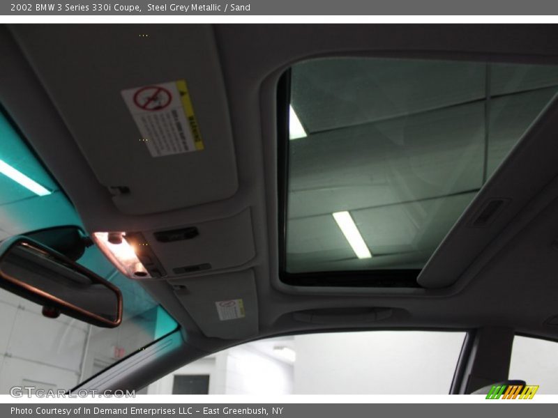 Steel Grey Metallic / Sand 2002 BMW 3 Series 330i Coupe