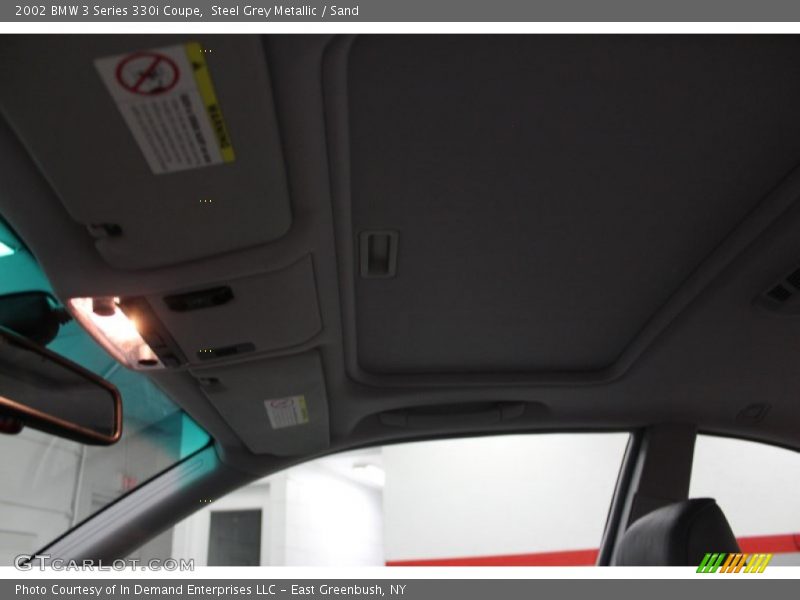 Steel Grey Metallic / Sand 2002 BMW 3 Series 330i Coupe