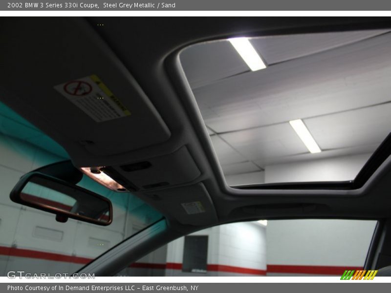Steel Grey Metallic / Sand 2002 BMW 3 Series 330i Coupe