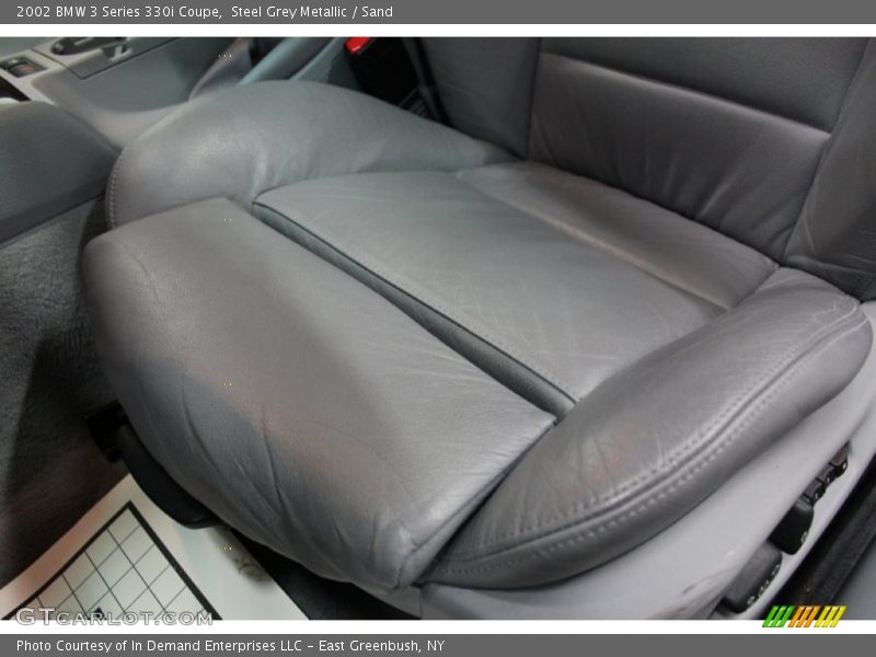 Steel Grey Metallic / Sand 2002 BMW 3 Series 330i Coupe