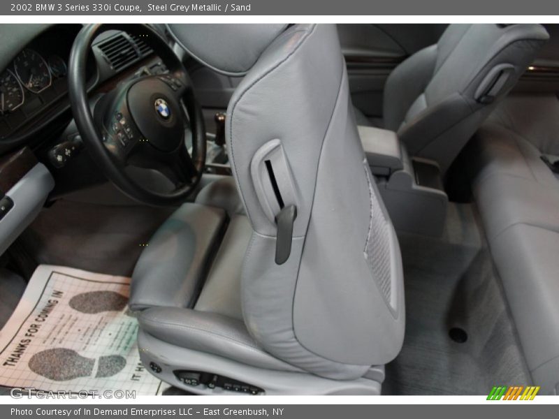 Steel Grey Metallic / Sand 2002 BMW 3 Series 330i Coupe