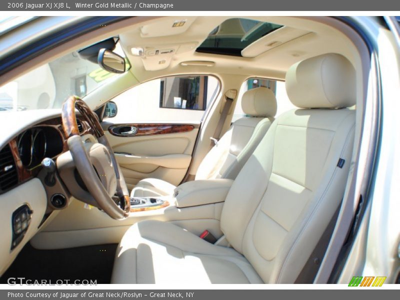Winter Gold Metallic / Champagne 2006 Jaguar XJ XJ8 L