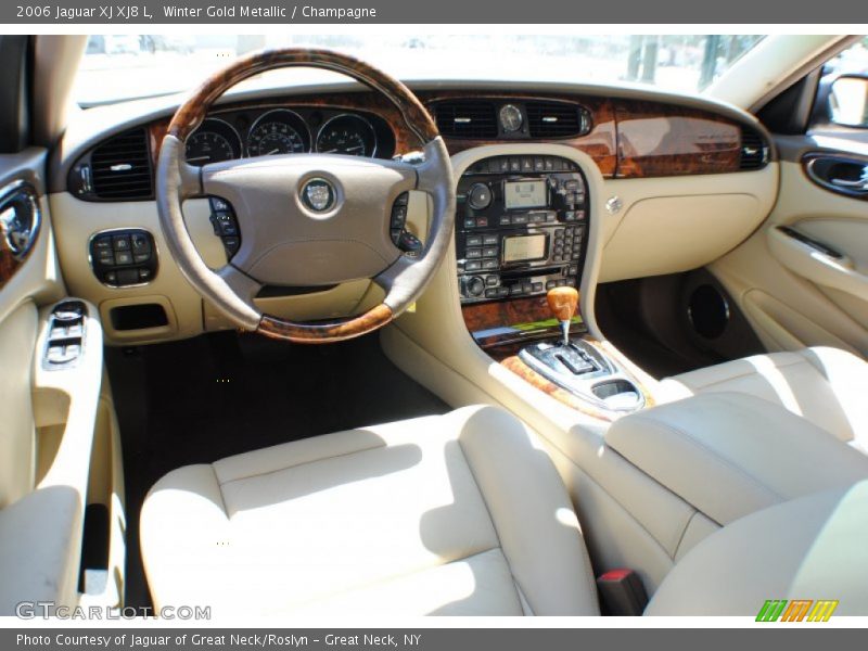 Winter Gold Metallic / Champagne 2006 Jaguar XJ XJ8 L