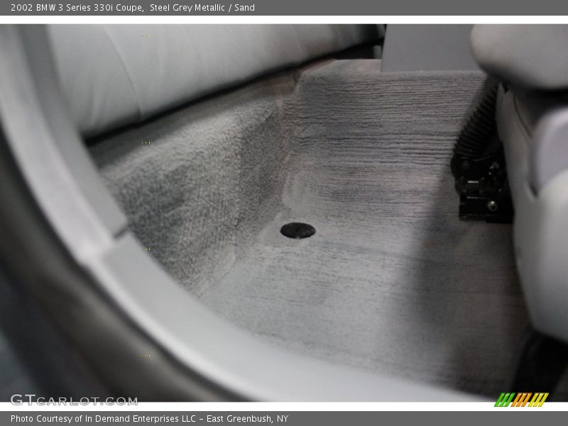 Steel Grey Metallic / Sand 2002 BMW 3 Series 330i Coupe