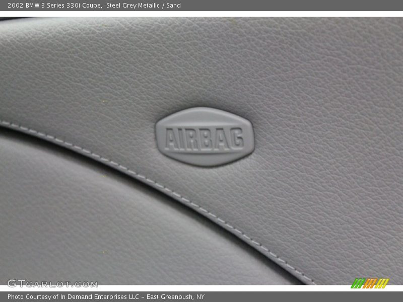 Steel Grey Metallic / Sand 2002 BMW 3 Series 330i Coupe