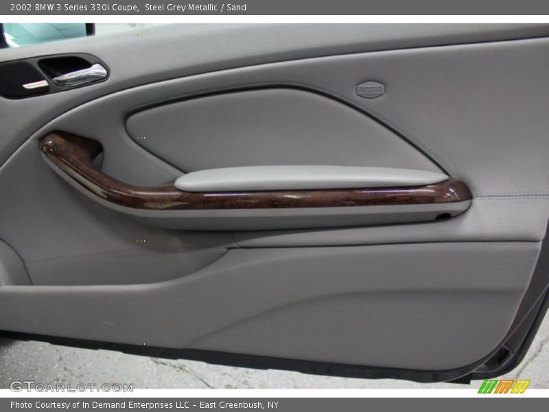 Steel Grey Metallic / Sand 2002 BMW 3 Series 330i Coupe