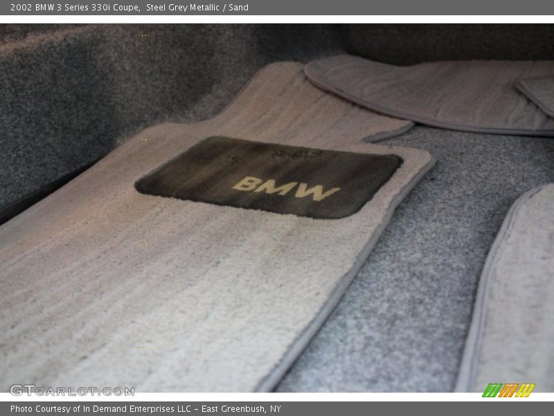 Steel Grey Metallic / Sand 2002 BMW 3 Series 330i Coupe
