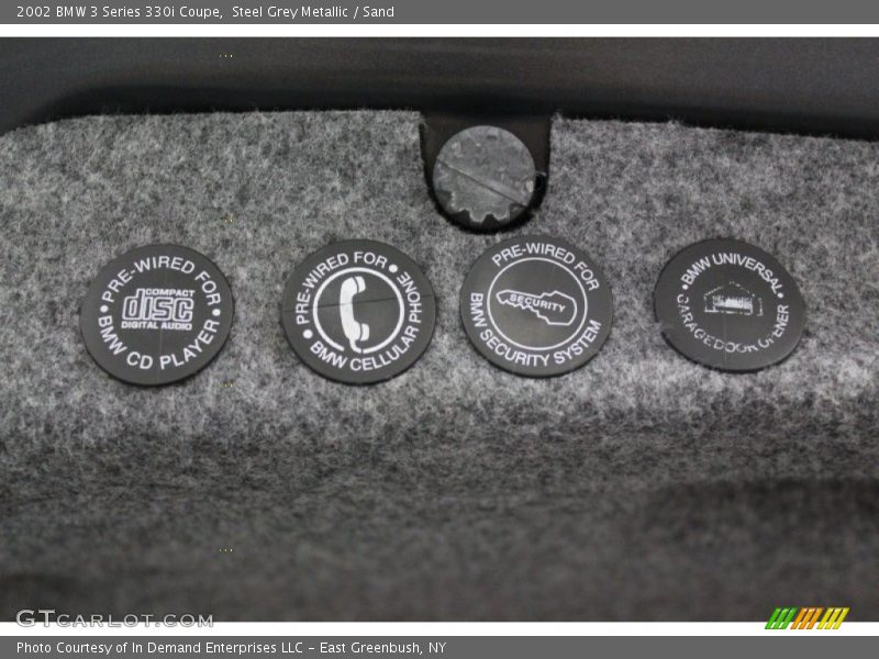 Steel Grey Metallic / Sand 2002 BMW 3 Series 330i Coupe