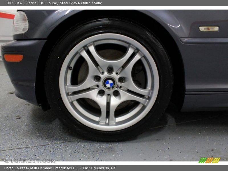 Steel Grey Metallic / Sand 2002 BMW 3 Series 330i Coupe