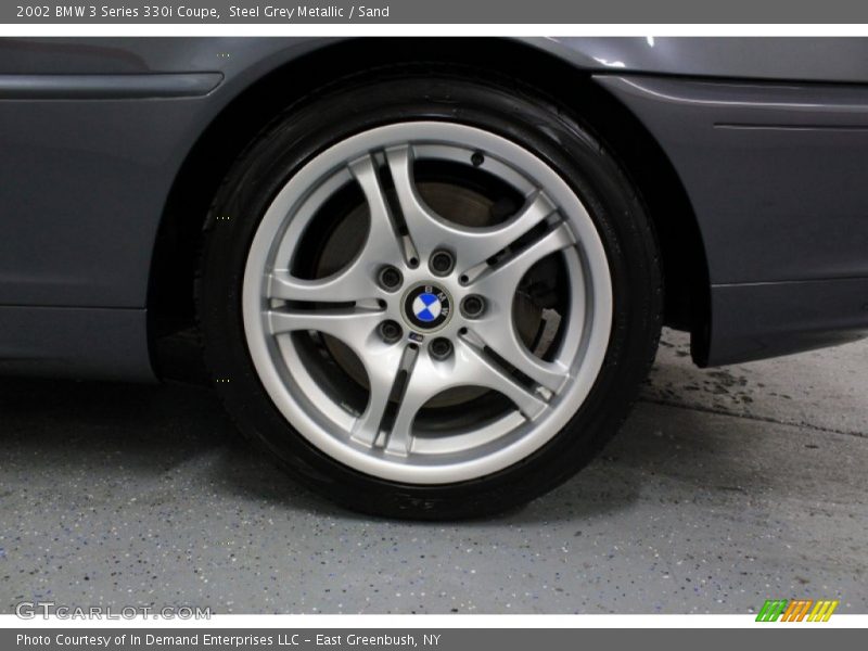 Steel Grey Metallic / Sand 2002 BMW 3 Series 330i Coupe