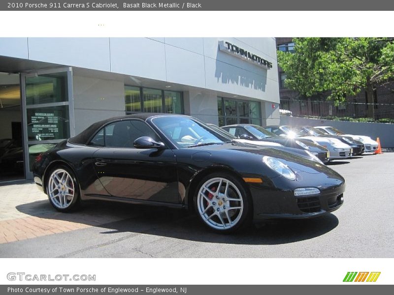 Basalt Black Metallic / Black 2010 Porsche 911 Carrera S Cabriolet