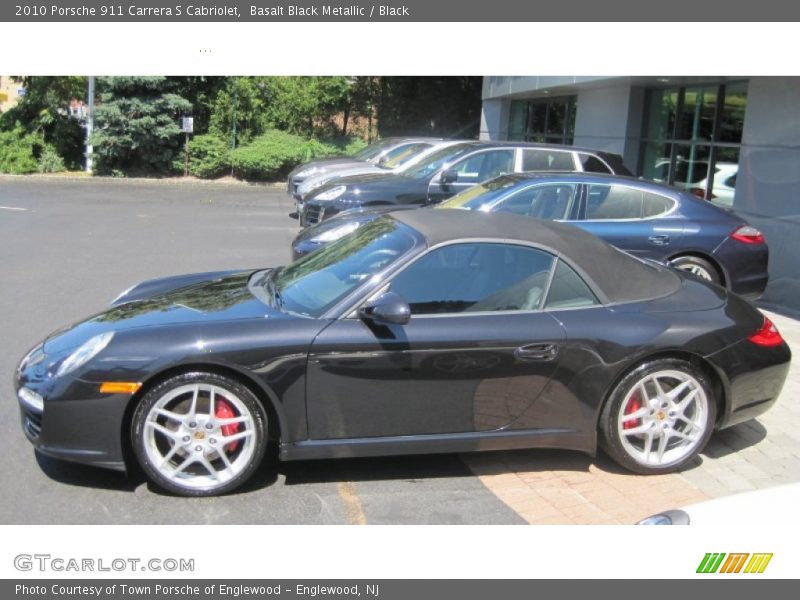 Basalt Black Metallic / Black 2010 Porsche 911 Carrera S Cabriolet