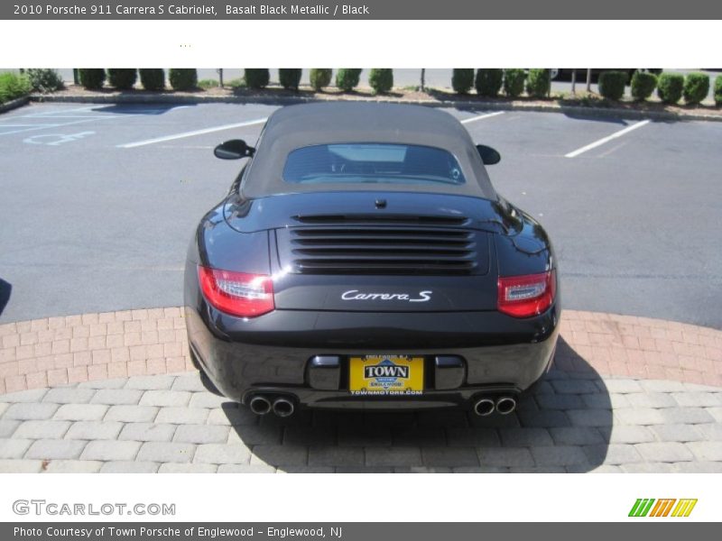 Basalt Black Metallic / Black 2010 Porsche 911 Carrera S Cabriolet