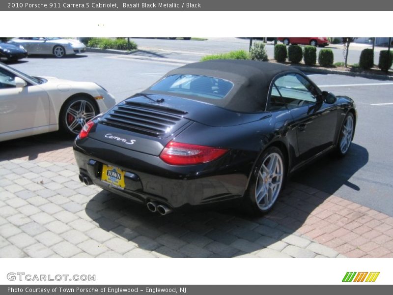 Basalt Black Metallic / Black 2010 Porsche 911 Carrera S Cabriolet