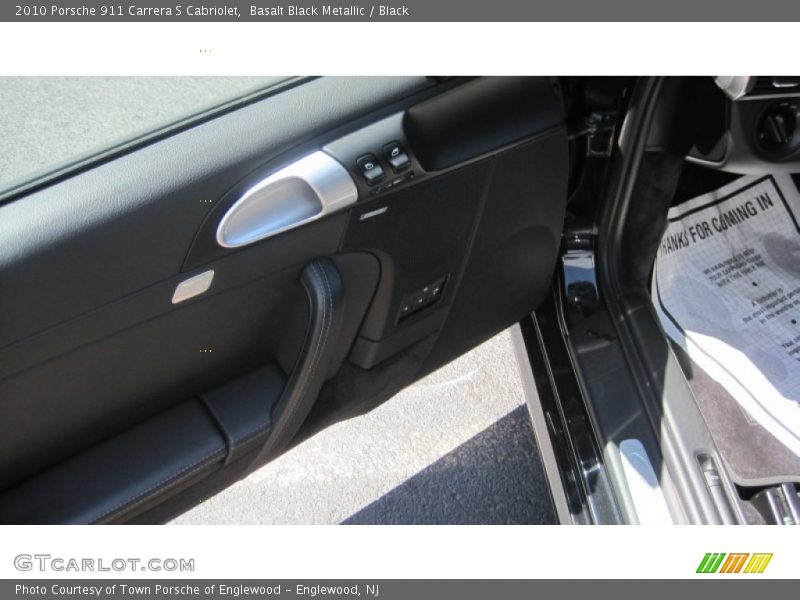 Basalt Black Metallic / Black 2010 Porsche 911 Carrera S Cabriolet