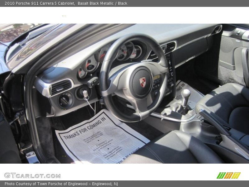 Basalt Black Metallic / Black 2010 Porsche 911 Carrera S Cabriolet