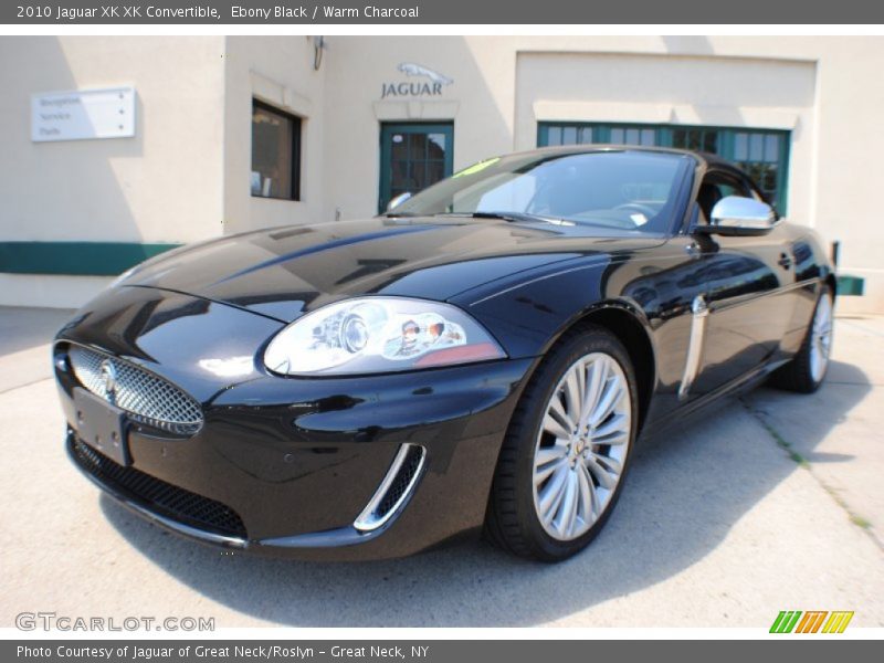 Ebony Black / Warm Charcoal 2010 Jaguar XK XK Convertible