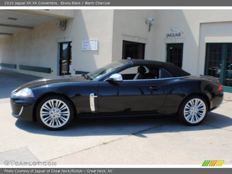 Ebony Black / Warm Charcoal 2010 Jaguar XK XK Convertible