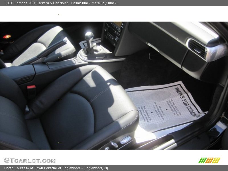 Basalt Black Metallic / Black 2010 Porsche 911 Carrera S Cabriolet