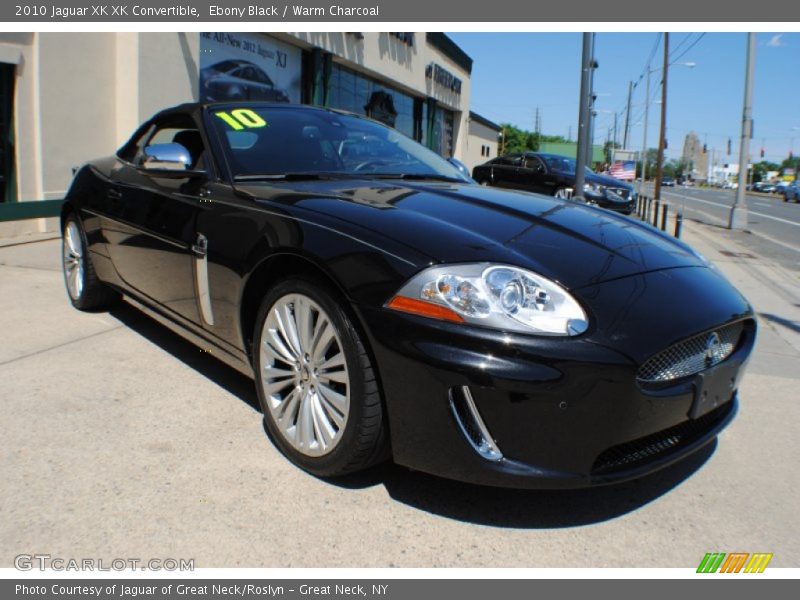 Ebony Black / Warm Charcoal 2010 Jaguar XK XK Convertible