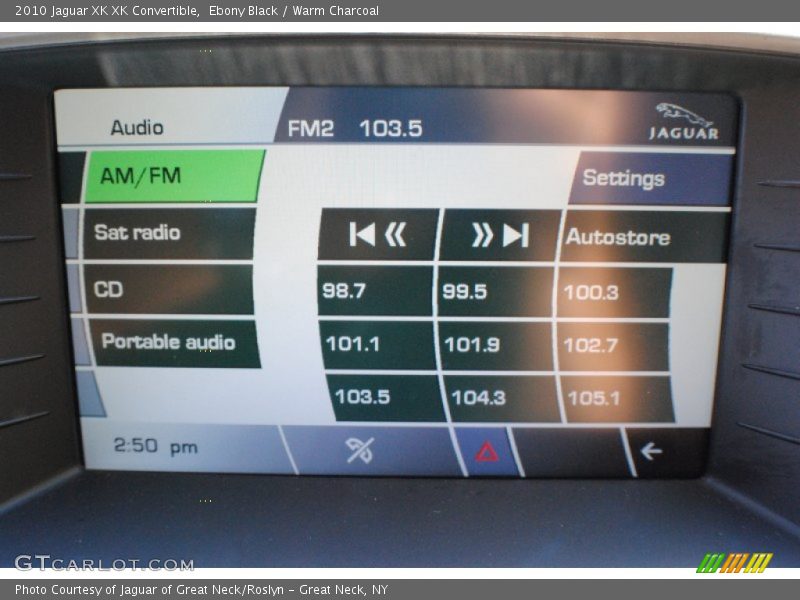 Ebony Black / Warm Charcoal 2010 Jaguar XK XK Convertible