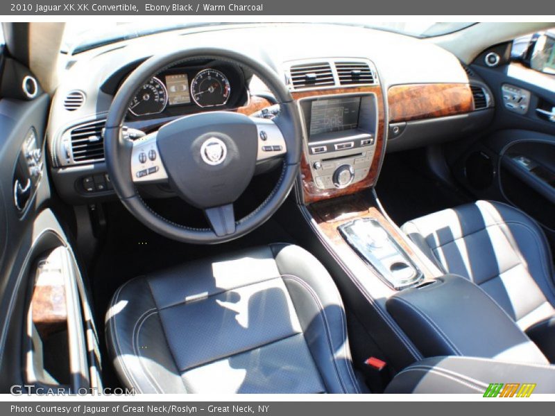 Ebony Black / Warm Charcoal 2010 Jaguar XK XK Convertible