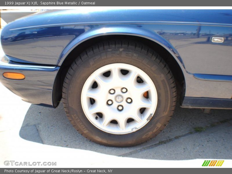 Sapphire Blue Metallic / Oatmeal 1999 Jaguar XJ XJ8