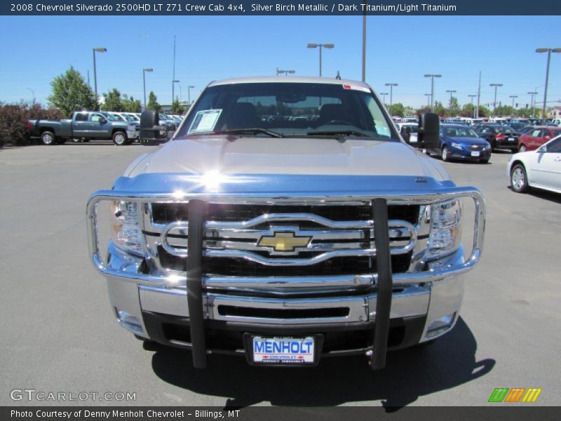 Silver Birch Metallic / Dark Titanium/Light Titanium 2008 Chevrolet Silverado 2500HD LT Z71 Crew Cab 4x4