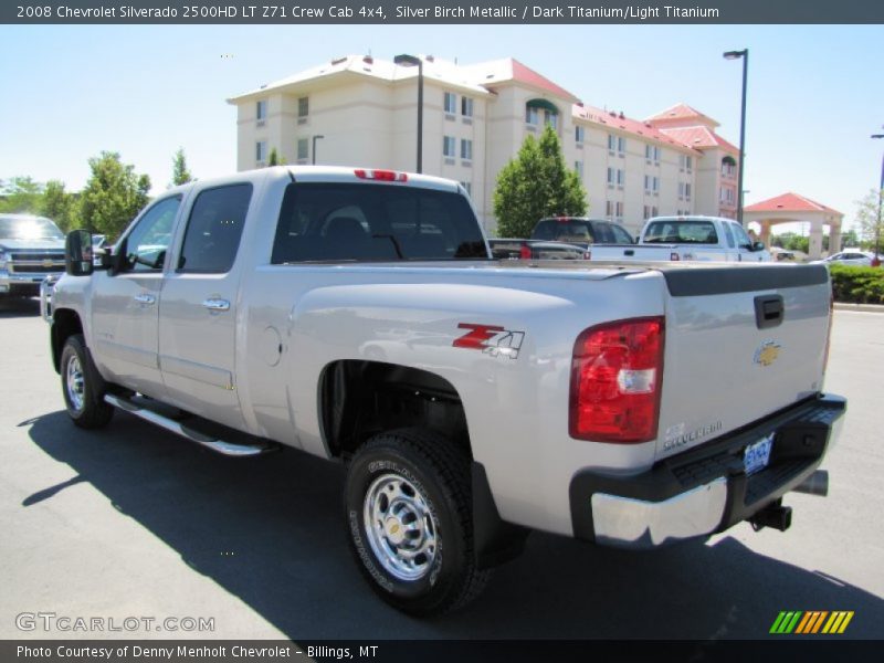 Silver Birch Metallic / Dark Titanium/Light Titanium 2008 Chevrolet Silverado 2500HD LT Z71 Crew Cab 4x4