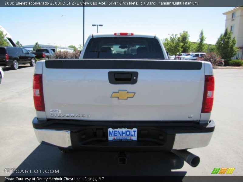 Silver Birch Metallic / Dark Titanium/Light Titanium 2008 Chevrolet Silverado 2500HD LT Z71 Crew Cab 4x4