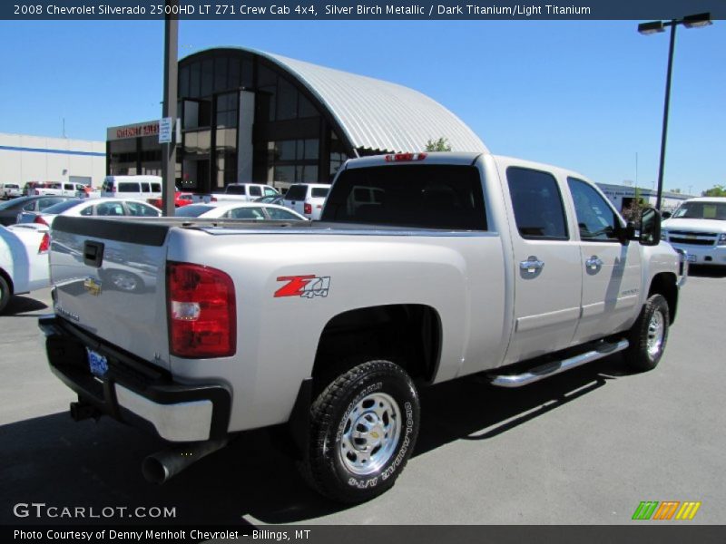 Silver Birch Metallic / Dark Titanium/Light Titanium 2008 Chevrolet Silverado 2500HD LT Z71 Crew Cab 4x4