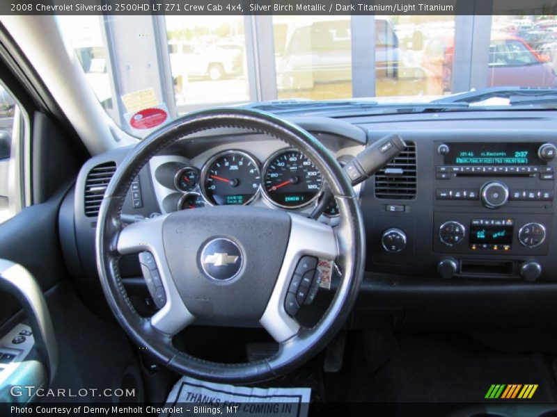 Silver Birch Metallic / Dark Titanium/Light Titanium 2008 Chevrolet Silverado 2500HD LT Z71 Crew Cab 4x4