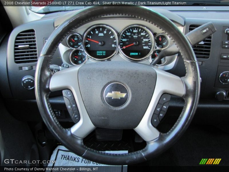 Silver Birch Metallic / Dark Titanium/Light Titanium 2008 Chevrolet Silverado 2500HD LT Z71 Crew Cab 4x4