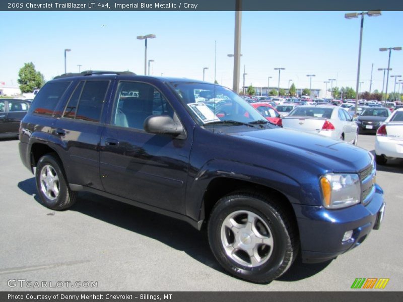 Imperial Blue Metallic / Gray 2009 Chevrolet TrailBlazer LT 4x4