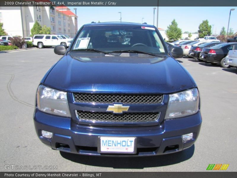 Imperial Blue Metallic / Gray 2009 Chevrolet TrailBlazer LT 4x4