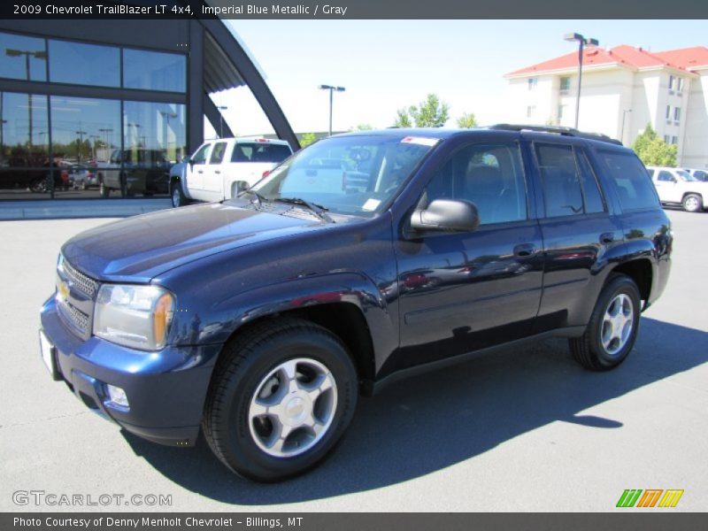 Imperial Blue Metallic / Gray 2009 Chevrolet TrailBlazer LT 4x4