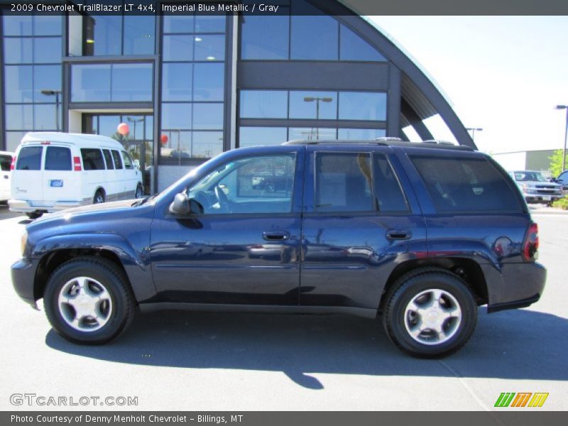 Imperial Blue Metallic / Gray 2009 Chevrolet TrailBlazer LT 4x4