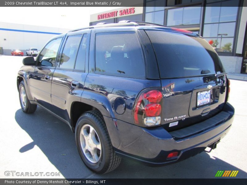 Imperial Blue Metallic / Gray 2009 Chevrolet TrailBlazer LT 4x4