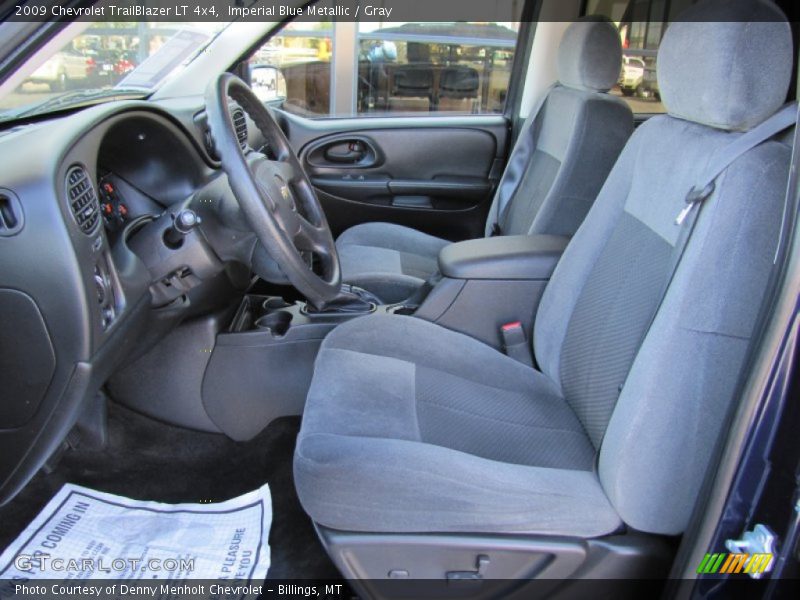 Imperial Blue Metallic / Gray 2009 Chevrolet TrailBlazer LT 4x4