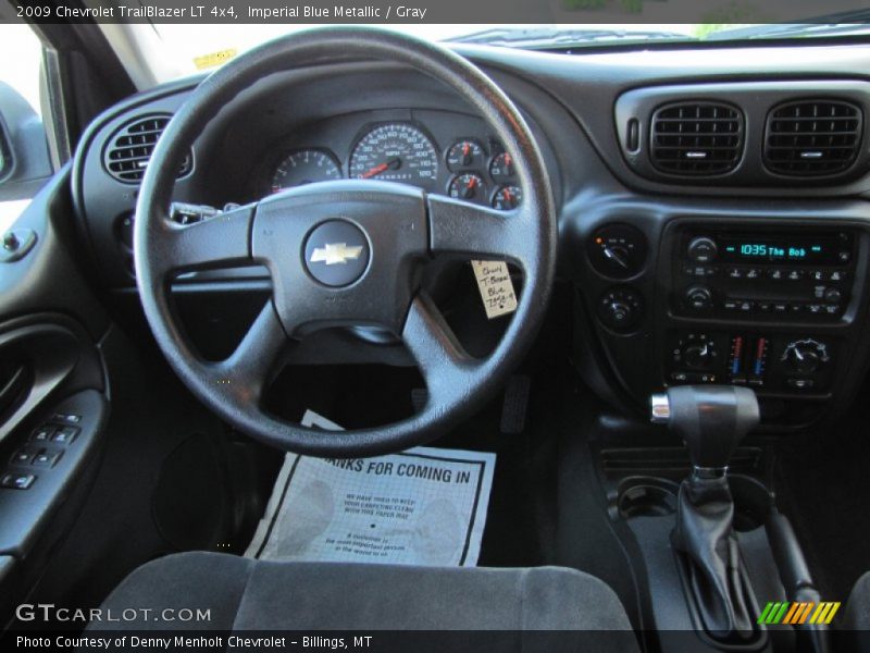 Imperial Blue Metallic / Gray 2009 Chevrolet TrailBlazer LT 4x4