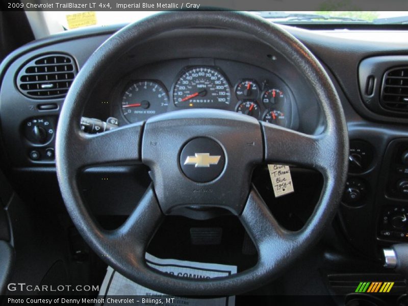 Imperial Blue Metallic / Gray 2009 Chevrolet TrailBlazer LT 4x4
